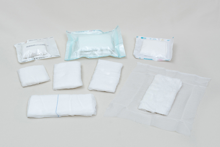 sterile cotton pads